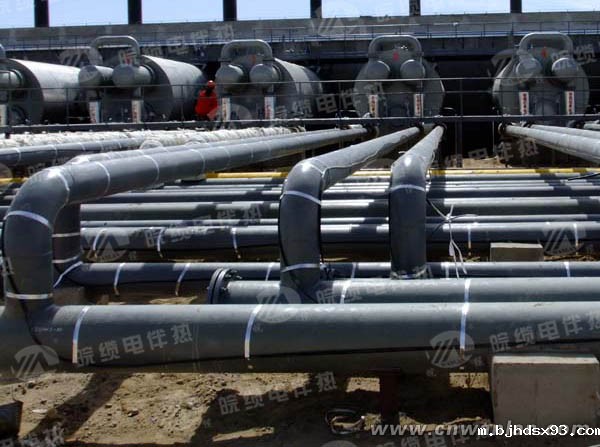 中哈天然气管道压气机站电伴热带防冻保温工程