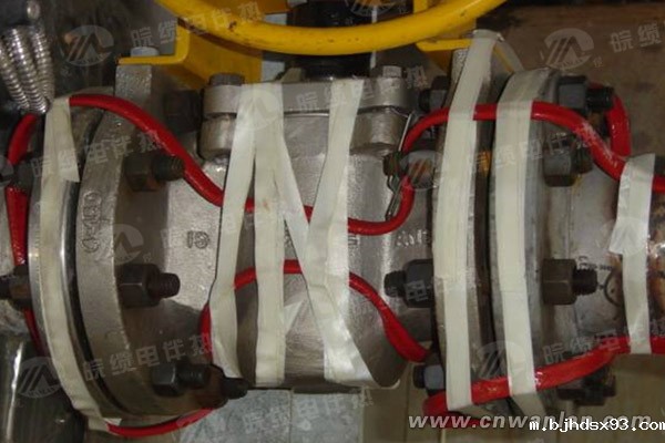 阀门电伴热带安装