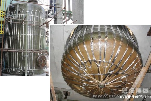 图2:储罐迂回式电伴热带安装