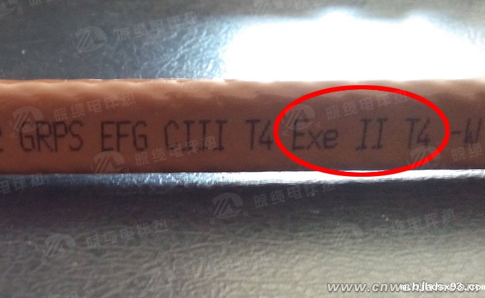 电伴热带防爆标识