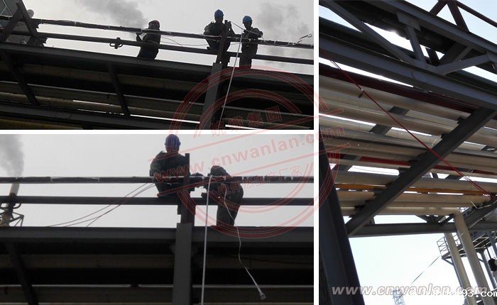 工艺管道的电伴热带铺设