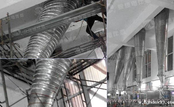 下料口电伴热安装方法