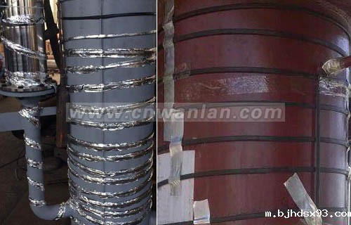 煤气水封电伴热带防冻保温的安装