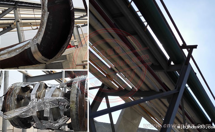 弯头及阀门处的电伴热带安装